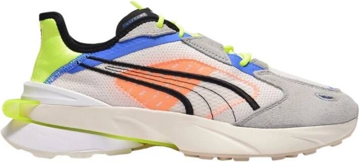 Puma OP1 Pwrframe Abstract Sneakers in Yellow Canvas , Geel, Heren
