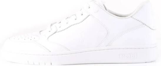 Polo Ralph Lauren Witte Hoge Sneaker Polo Crt Lux