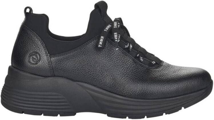 Remonte Casual Leather Flats , Zwart, Dames