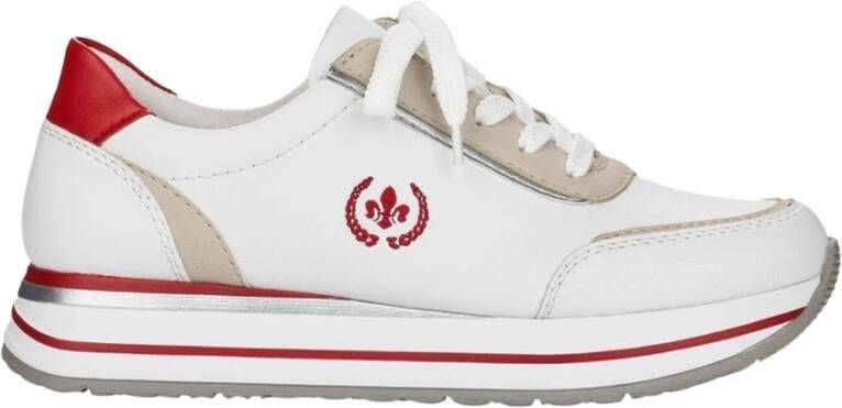 Rieker Weiss casual gesloten schoenen , Wit, Dames