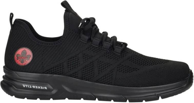Rieker casual closed shoes , Zwart, Heren