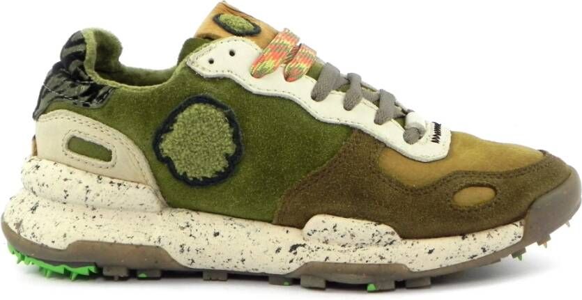 Satorisan Sneakers Groen Heren