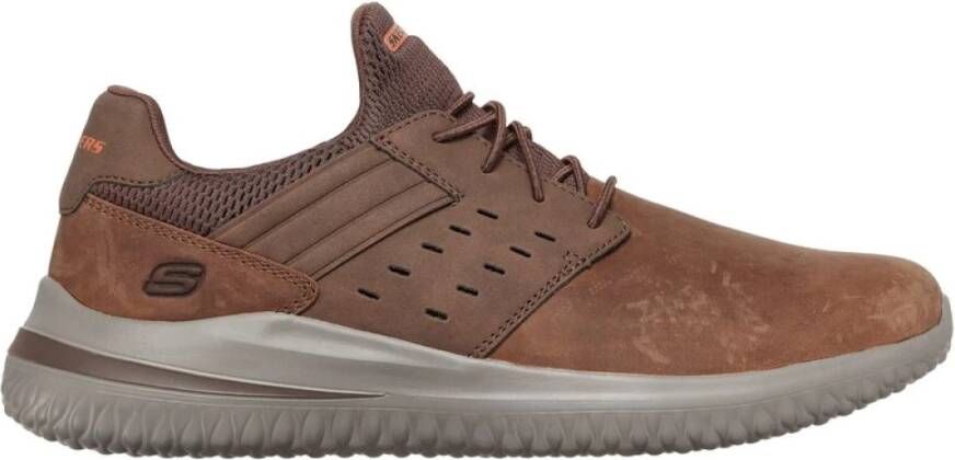 Skechers Delson 3.0 Ezra sneakers , Bruin, Heren