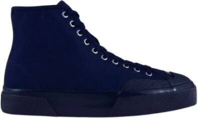 Superga Moleskin 2433 W canvas high top Sportschoenen , Blauw, Heren
