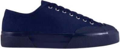 Superga Moleskin 2432 W canvas low top sneakers , Blauw, Heren