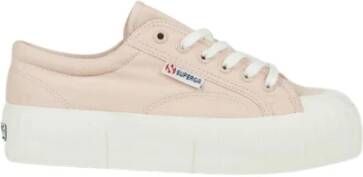 Superga Scarpa 2631 LOW Stripe Platform , Roze, Dames