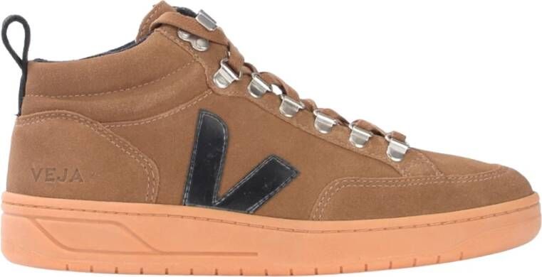 Veja Roraima High Top Sneakers , Bruin, Heren