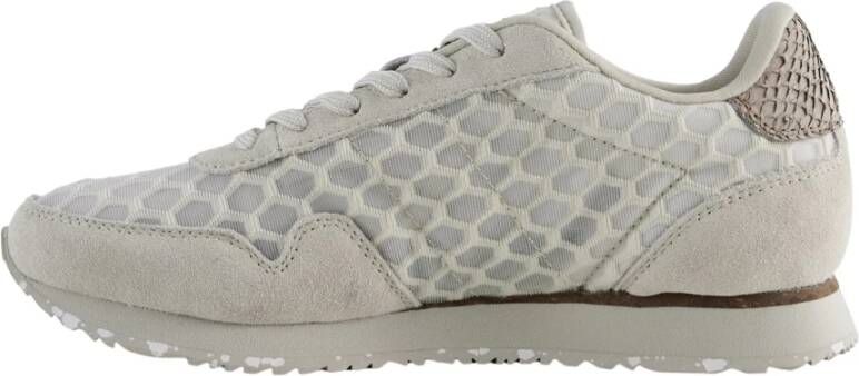 Woden Nora III Mesh Oat Meal , Grijs, Dames