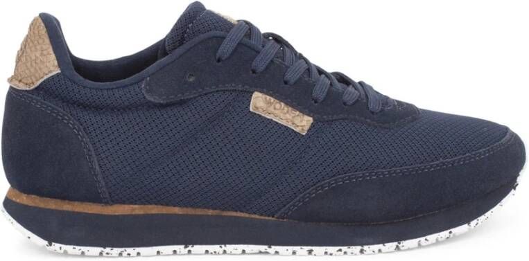 Woden Signe Sneakers , Blauw, Dames
