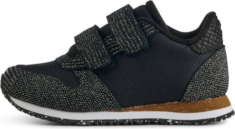 Woden Sandra Pearl Nylon Black , Zwart, Heren