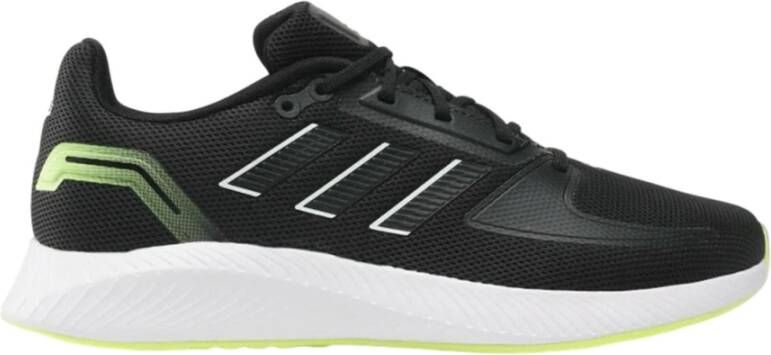 Adidas Performance Runfalcon 2.0 hardloopschoenen zwart/limegroen