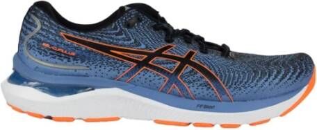 Asics gel cumulus 24 hardloopschoenen blauw/oranje heren