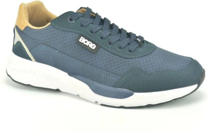 Björn Borg Nubuc hardloper N.+perfo , Blauw, Heren