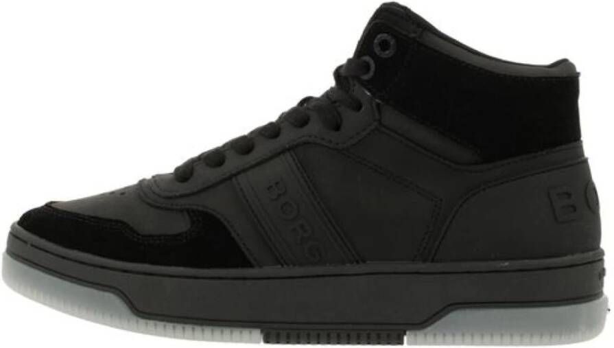 Björn Borg Sneakers T2300 BO MID SUE M 2242 635702 0999 Zwart , Zwart, Heren