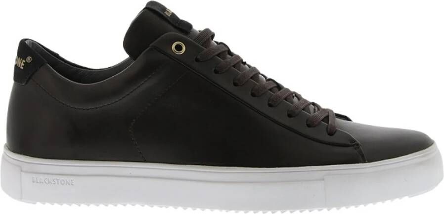 Blackstone Sg30 Dark Brown Lage sneaker , Bruin, Heren