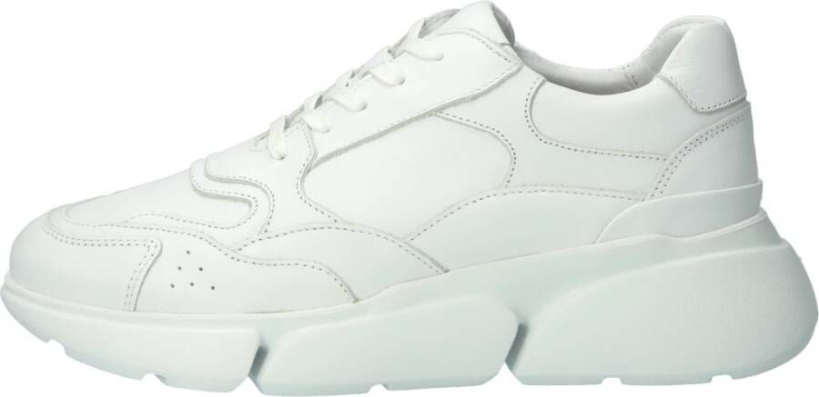 Blackstone Victoria Xl33 White dikke sneaker , Wit, Dames
