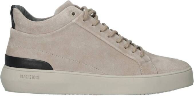 Blackstone Zwarte stenen sneakers , Bruin, Heren