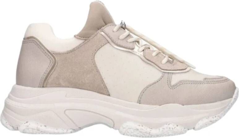 Bronx schoenen sneakers , Beige, Dames