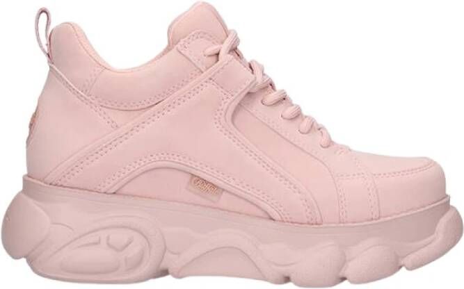 Buffalo CLD Corin Low Vegan Sneakers , Roze, Dames