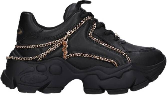 Buffalo Sneakers binaire ketting 2.0 vegan 1630636 schoenen , Zwart, Dames