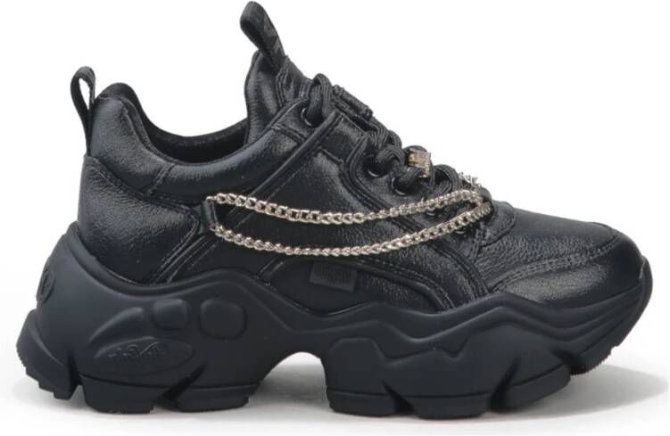 Buffalo Sneakers , Zwart, Dames