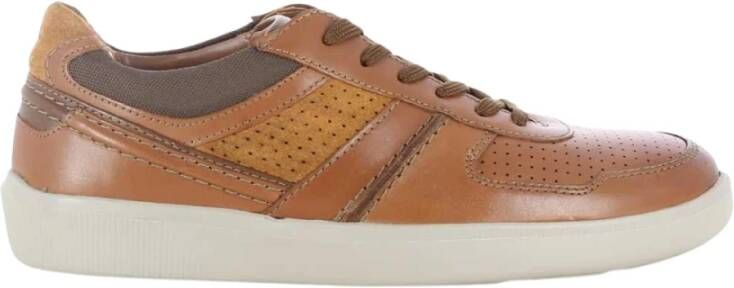 Clarks Herenschoenen Cognac Cambro Race , Bruin, Heren