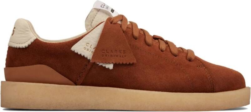 Clarks platschoenen bruin , Bruin, Heren
