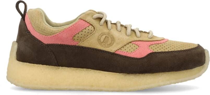 Clarks Sneakers , Bruin, Heren