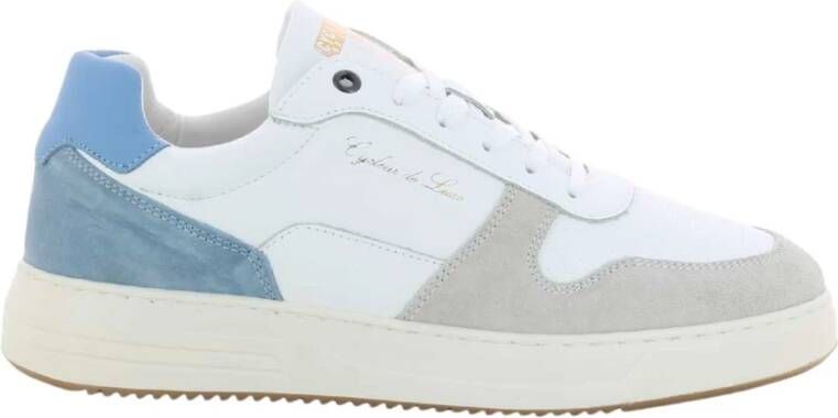 Cycleur de Luxe Herenschoenen Lichtblauw Freewheel Z23 , Wit, Heren