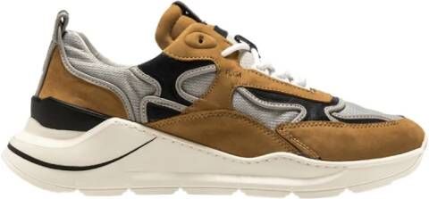 D.a.t.e. Sneakers Bruin Heren