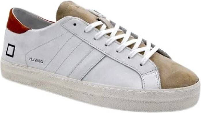 D.a.t.e. Hill LOW Vintage Sneaker , Wit, Heren