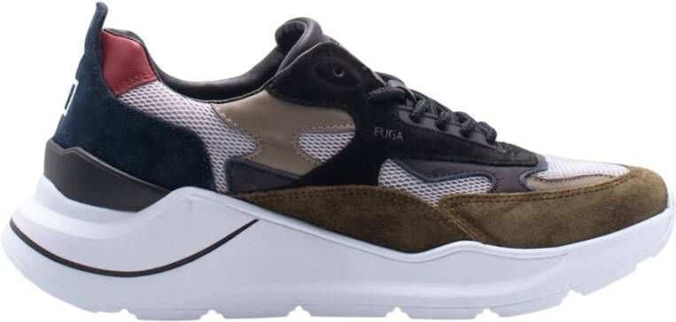 D.a.t.e. Sneakers M371 FG Me GK , Zwart, Heren