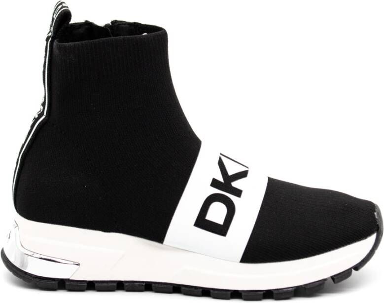 DKNY Vrouwen & Glip op Mace Sneakers , Zwart, Dames
