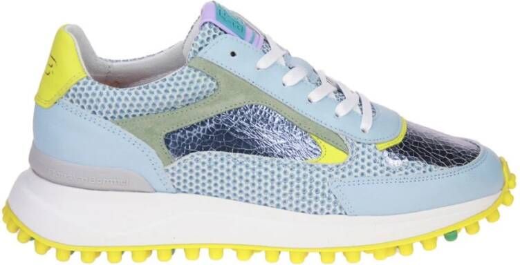 Floris van Bommel Noppi Licht Blauwe Schoen , Blauw, Dames