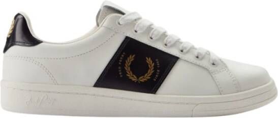 Fred Perry B3311 B721 Leather Branded Sneakers , Wit, Heren