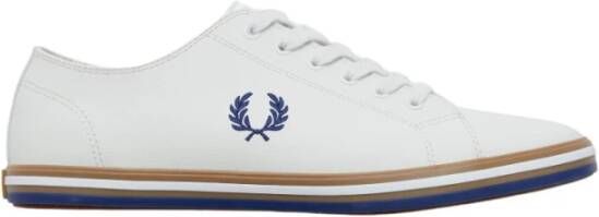 Fred Perry Kingston Leer , Wit, Heren