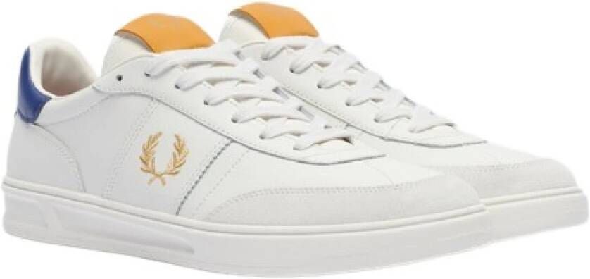 Fred Perry Sneakers B400 , Wit, Heren