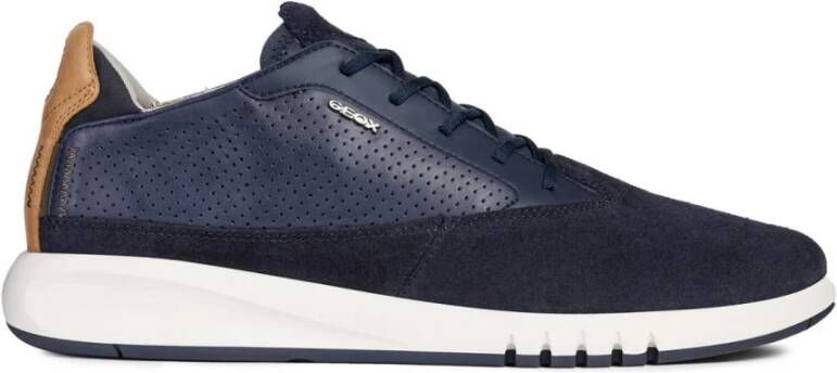 Geox U aerantis sneakers , Blauw, Heren