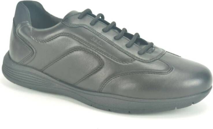 Geox Zwart Soepel Sport. N. , Grijs, Heren