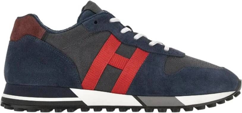 Hogan H383 Sneakers , Blauw, Heren