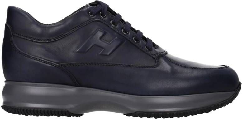 Hogan Interactieve blauwe sneakers , Blauw, Heren
