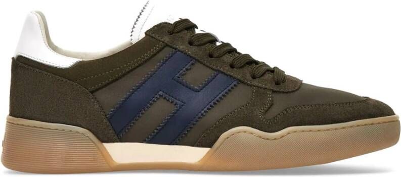 Hogan Men39 H357 sneakers , Groen, Heren