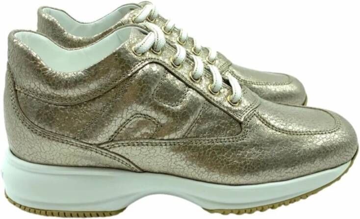Hogan Sneakers , Geel, Dames