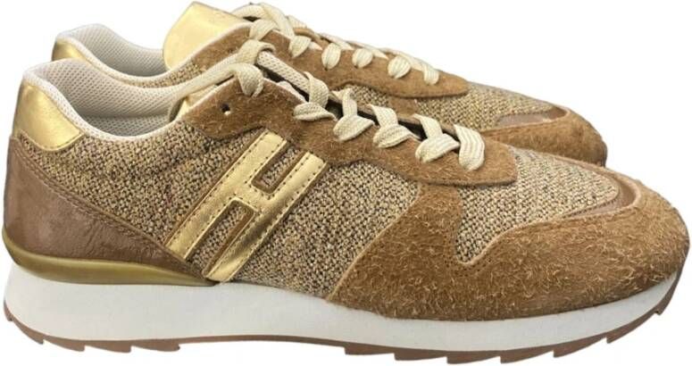 Hogan Sneakers , Geel, Dames