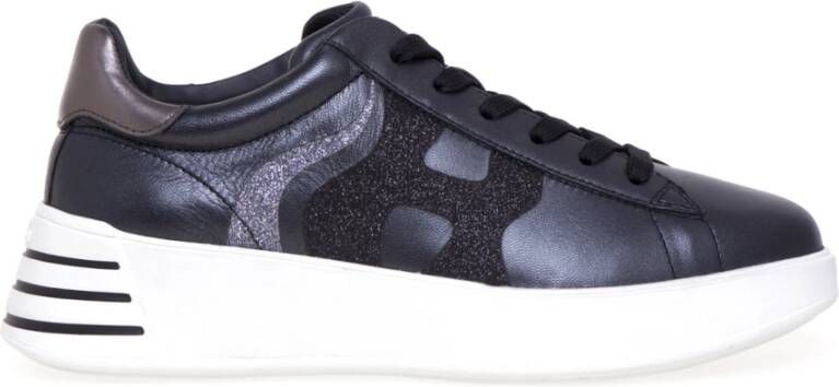 Hogan Sneakers H564 Rebel , Zwart, Dames