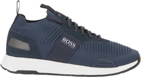 Hugo Boss Sneakers , Blauw, Heren