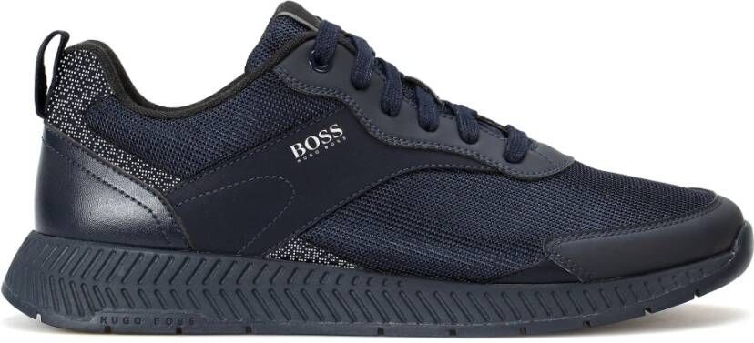 Hugo Boss Sneakers , Blauw, Heren