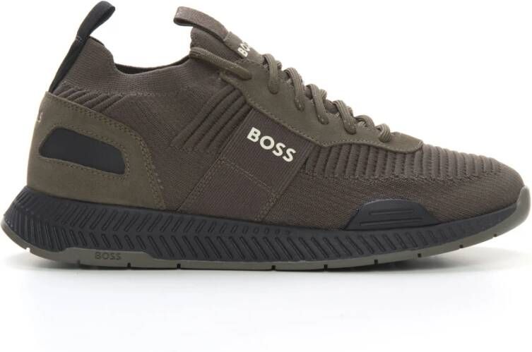 Hugo Boss Sneakers Groen Heren