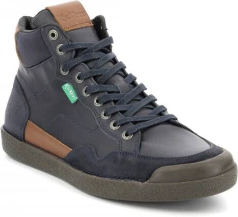 Kickers Kick Triparty Sneakers , Blauw, Heren