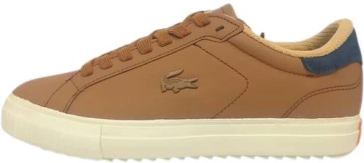 Lacoste Sneakers Bruin Heren